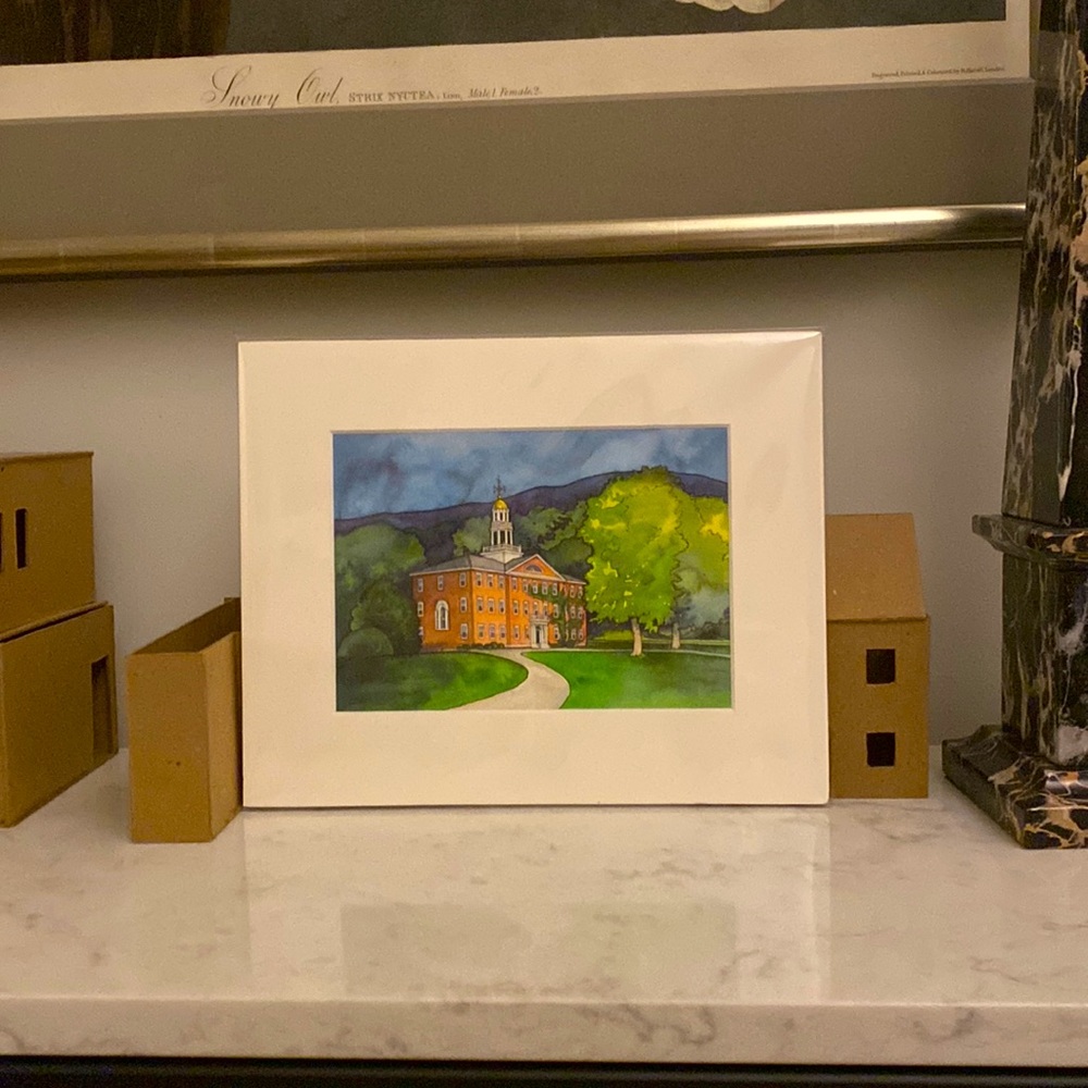 Willams College - Griffin Hall art print